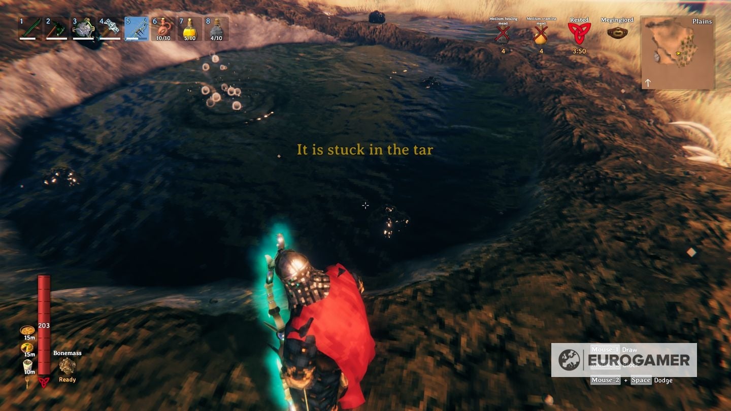 Valheim Tar location How to get Tar to craft Darkwood items in Valheim